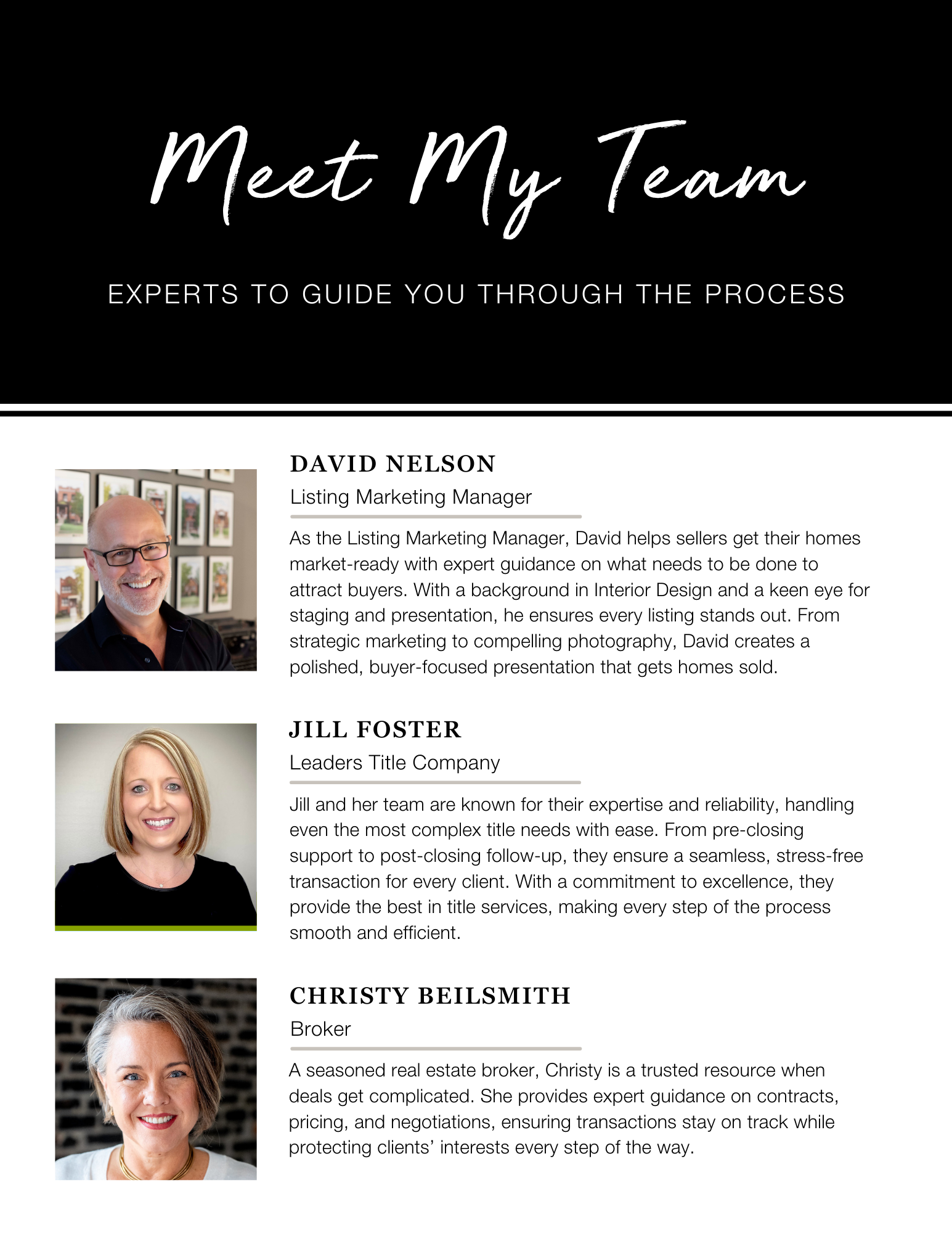 Meet My Team